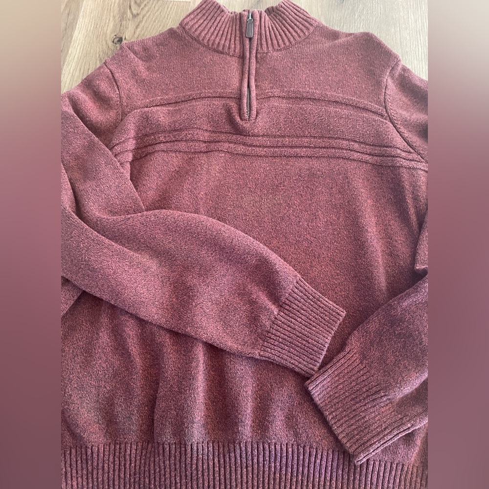 Dockers Men’s Quarter Zip Knit Sweater Size XL